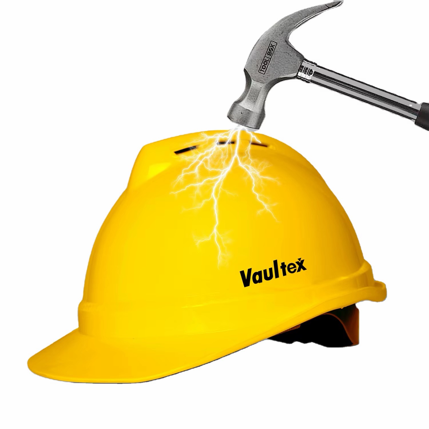 Casque de chantier ventilé