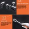 HARDEN 510015 Ensemble de Douilles Professionnel 13PCS - 10mm – Image 6