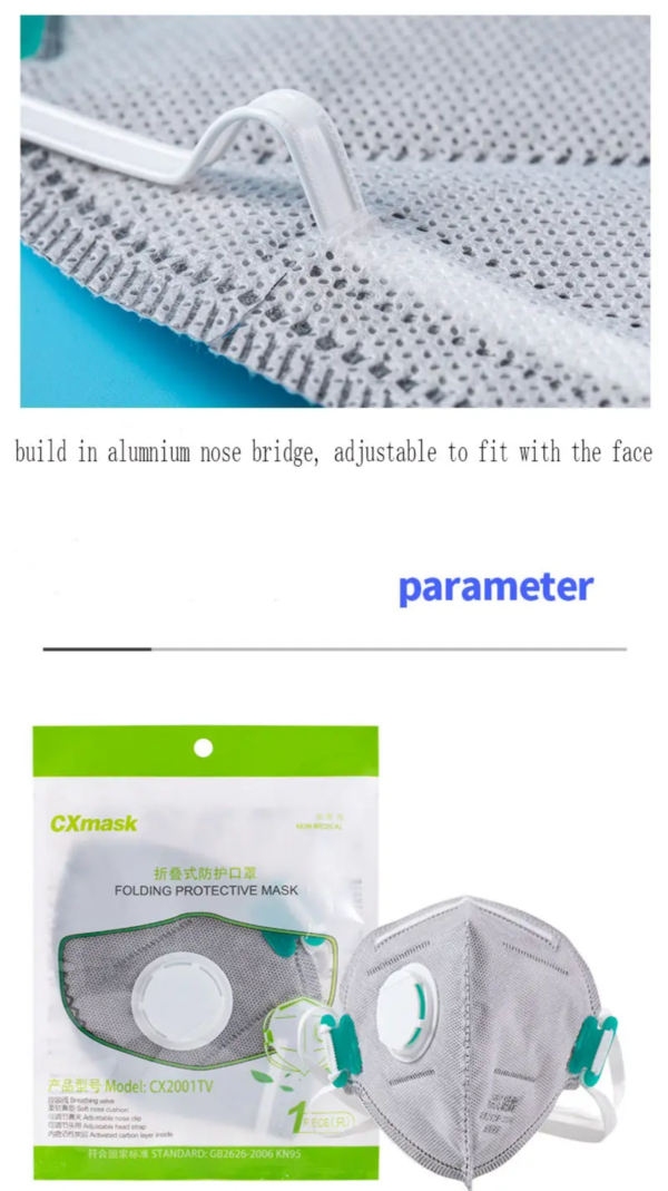 masque antipollution FFP3 – Image 4